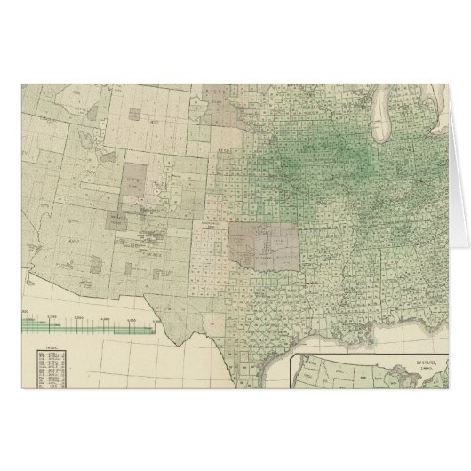 Corn per square mile cards (Front Horizontal)