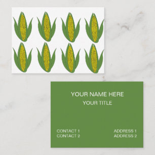 Corn Plant Maize Vegetable Farm Corn Business Card