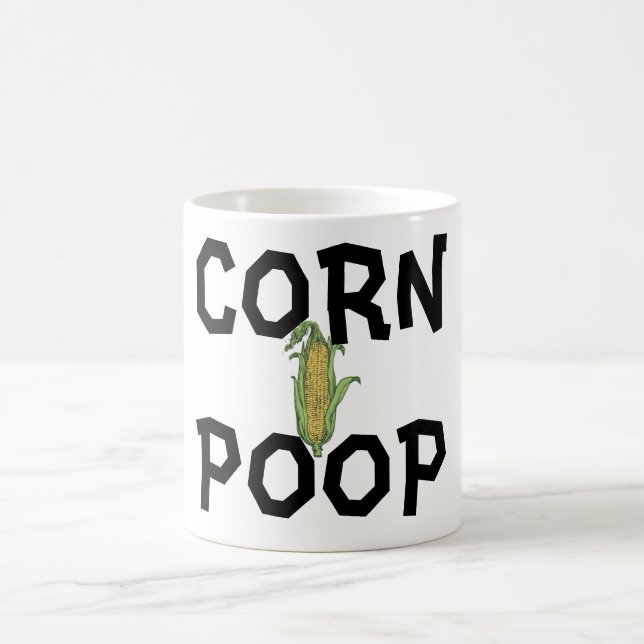 CORN POOP COFFEE MUG (Center)