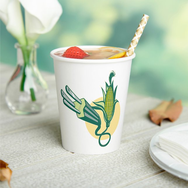 Corn Power Electric Plug Renewable Biofuel Energy Paper Cups (Creator Uploaded)