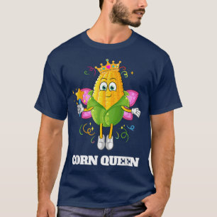 Corn Queen Fairy with Wings and Stick Maize On Cob T-Shirt