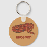 Corn Snake Orange Red Realistic Personalized