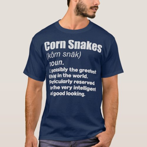 Corn snake pet lover gifts definition  2  T_Shirt