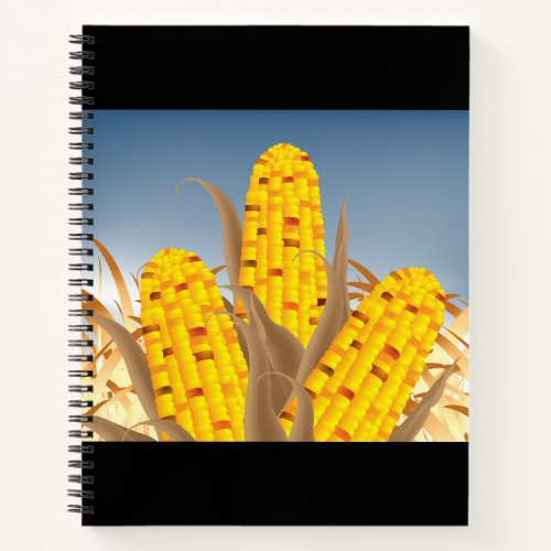 Corn Spiral Notebook