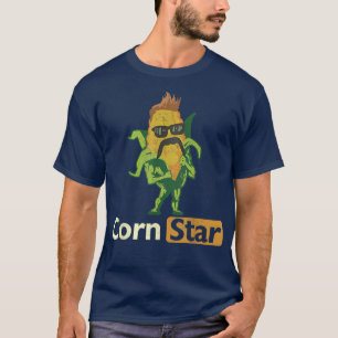 Corn Star Funny Farmer Meme T-Shirt