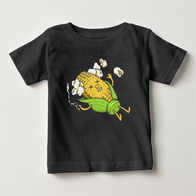 Corn Suicide Cute Baby Boy Girl Halloween 2023 T-Shirt (Front)