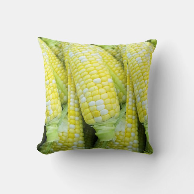 Corn Throw Pillow (Front)