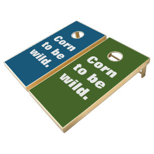 Corn to be wild. cornhole set