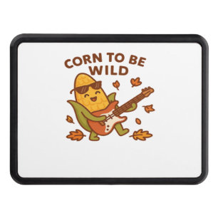 Corn to Be Wild – Rockin’ Autumn Corn Cob Illustra Hitch Cover