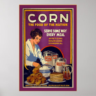 Corn~Vintage World War 1 Poster