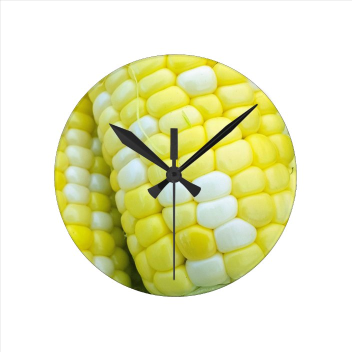 Corn Wall Clock | Zazzle.com