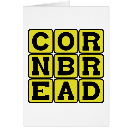 Cornbread, Cornmeal Bread Cards (Front)