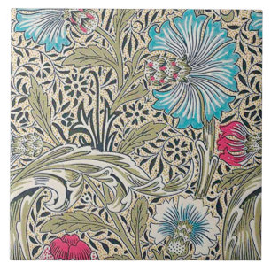 Corncockle, William Morris Ceramic Tile