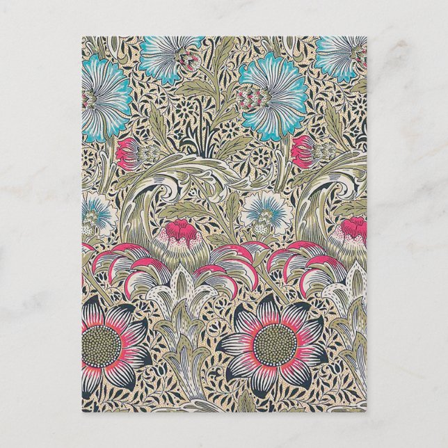 Corncockle, William Morris Postcard (Front)