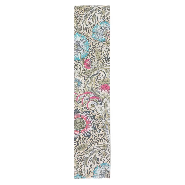 Corncockle, William Morris Short Table Runner (Front)