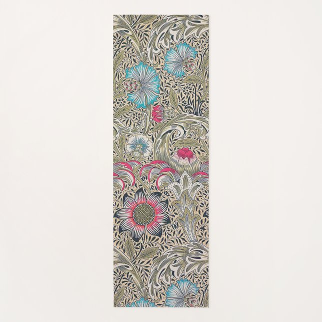Corncockle, William Morris Yoga Mat (Front)