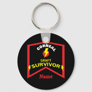 Cornea Graft Corneal Transplant Survivor Keychain