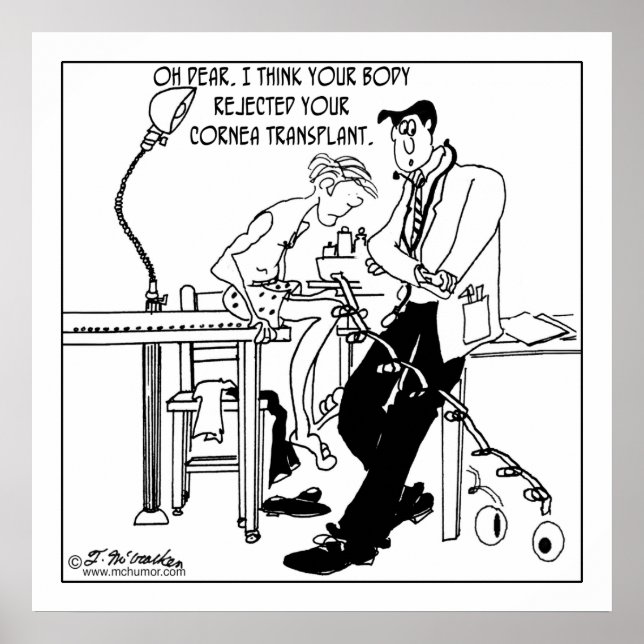 Cornea Transplant Rejection Poster (Front)