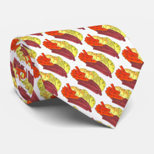 Corned Beef and Cabbage St. Patrick's Day Food Neck Tie