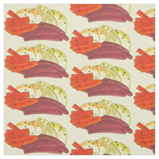 Corned Beef Cabbage Potatoes Carrots Irish Food Fabric