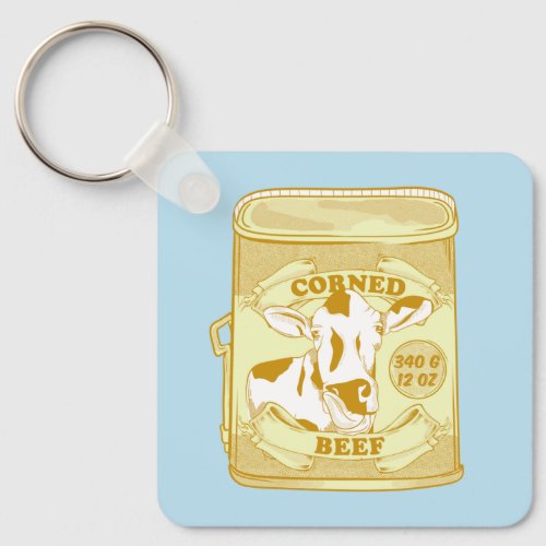 Corned Beef can Keychain