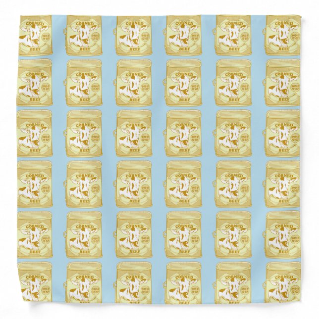 Corned Beef tinned food Bandana (Front)