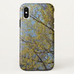 Cornelian Cherry Dogwood and Blue Sky Floral iPhone XS Case