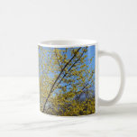 Cornelian Cherry Dogwood and Blue Sky Floral Coffee Mug