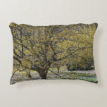 Cornelian Cherry Dogwood and Glory of the Snow Accent Pillow
