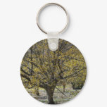 Cornelian Cherry Dogwood and Glory of the Snow Keychain