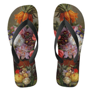 Cornelis Johannes van Hulsteijn Vase with Flowers Flip Flops