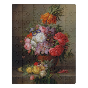 Cornelis Johannes van Hulsteijn Vase with Flowers  Jigsaw Puzzle