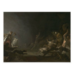 Cornelis Saftleven - A Witches' Sabbath Photo Print