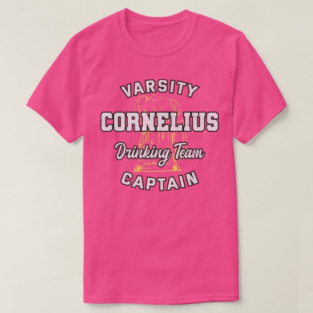 Cornelius Drinking Team Captain North Carolina Bee T-Shirt (Design Front)
