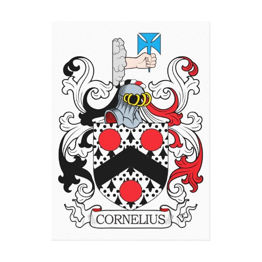 Cornelius Family Crest Canvas Print