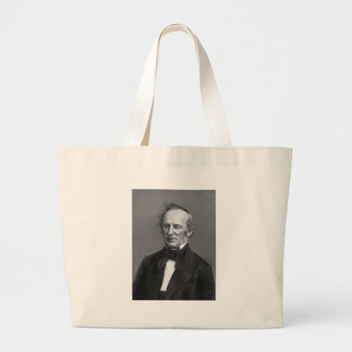 Cornelius Vanderbilt Daguerreotype Portrait Large Tote Bag