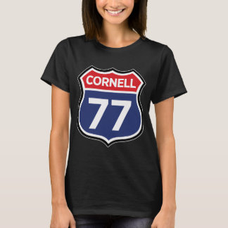 Cornell Route 77 Barton Hall Highway Dead Head Con T-Shirt
