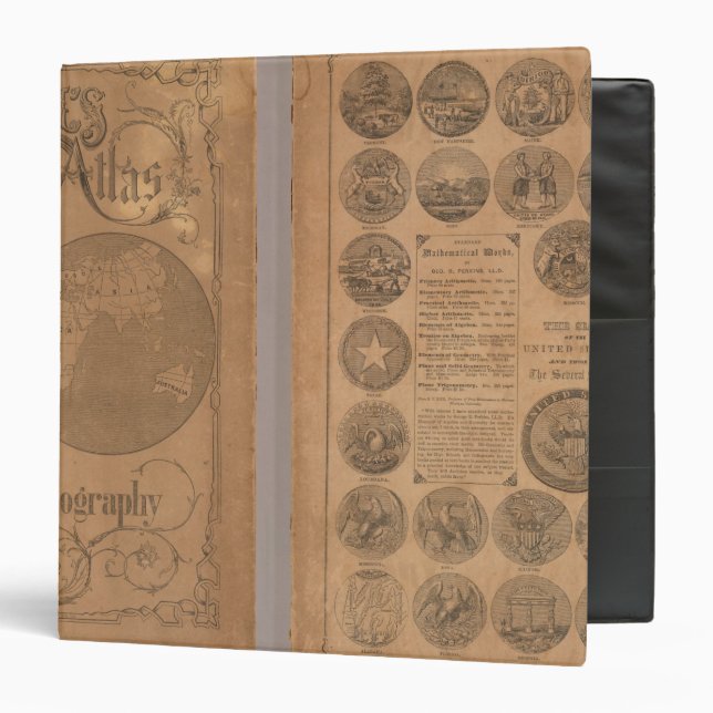 Cornell's companion atlas 3 ring binder (Front/Inside)