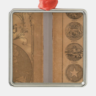 Cornell's companion atlas metal ornament