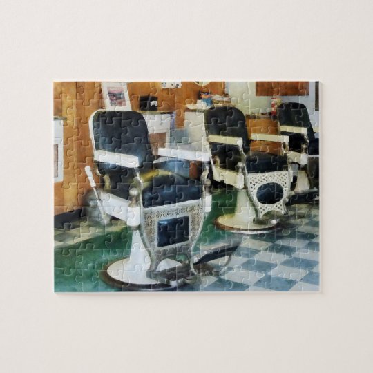 Corner Barber Shop Jigsaw Puzzle
