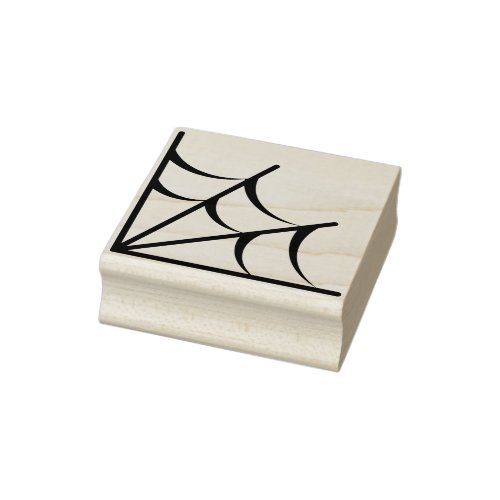 Corner cobweb illustration art stamp