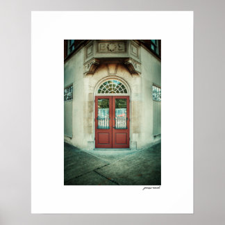Corner Entrance Poster Print