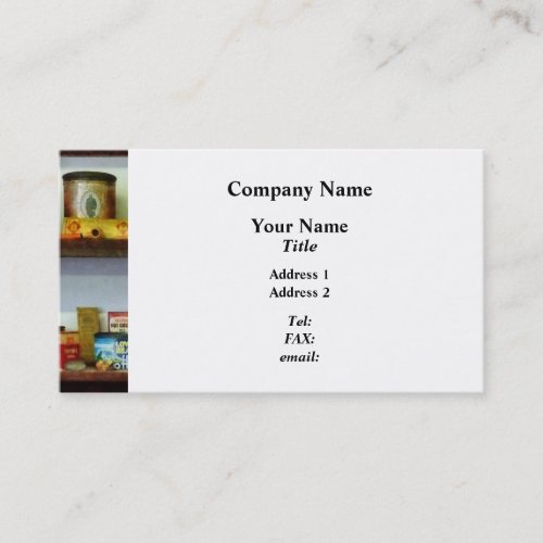 Corner Grocery Store Business Card Templates