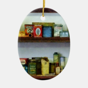 Corner Grocery Store Ceramic Ornament