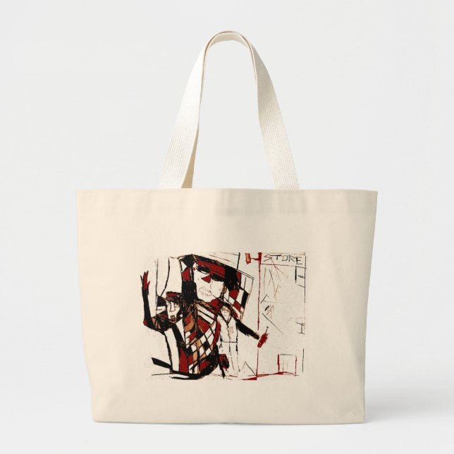 CORNER LIQUOR STORE LARGE TOTE BAG (Front)