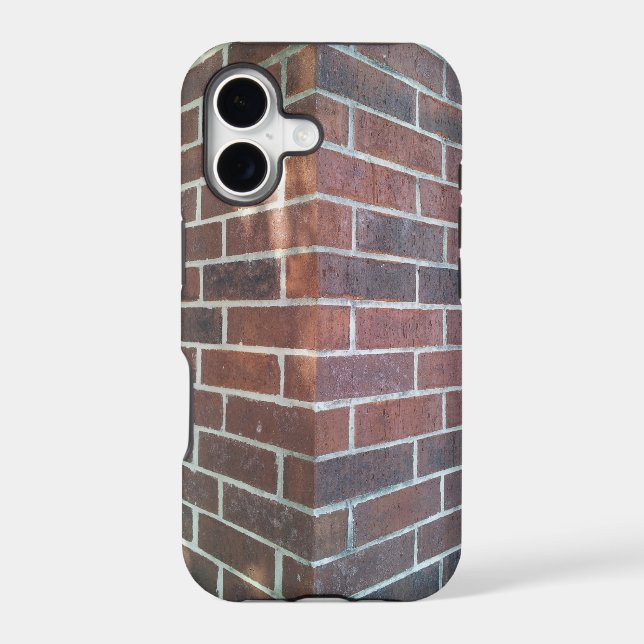 Corner of a Red Brick Building. Iphone Case (Back)