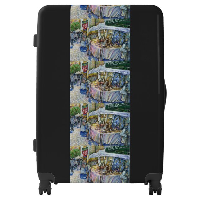 Corner of Flying Pig and Wine alot Luggage (Front)