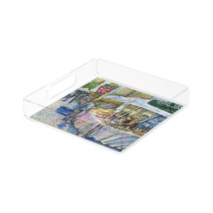 Corner of Flying Pig Farm and Wine a Bit. Acrylic Tray