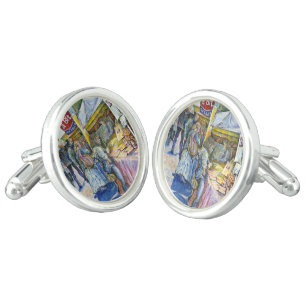 Corner of Flying Pig Farm and Wine a Bit. Cufflinks