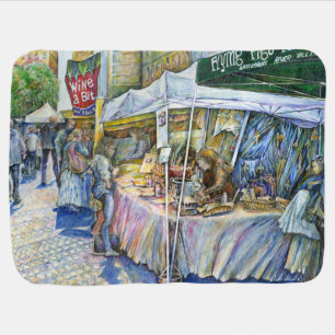 Corner of Flying Pig Farm and Wine a Bit. Receiving Blanket